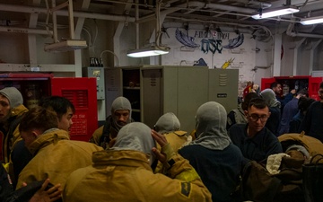 USS America (LHA 6) Conducts Firefighting Training during Exercise Talisman Sabre