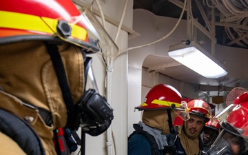 USS America (LHA 6) Conducts Firefighting Training during Exercise Talisman Sabre