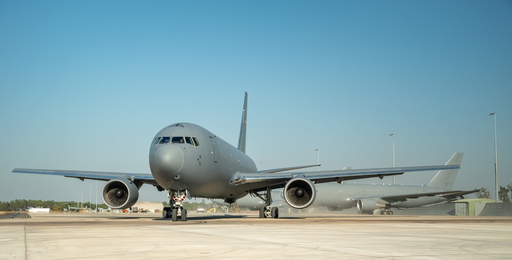 Talisman Sabre 25: USAF KC-46 fly air refueling missions in Australia