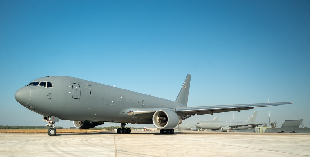 Talisman Sabre 25: USAF KC-46 fly air refueling missions in Australia