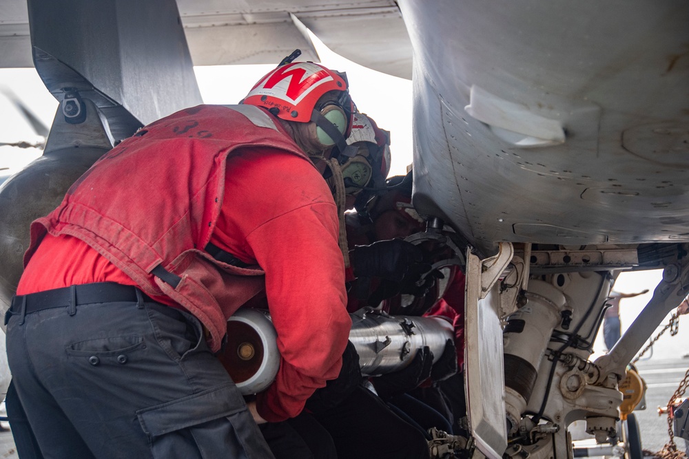 Nimitz Aviation Ordnancemen Upload Ordnance