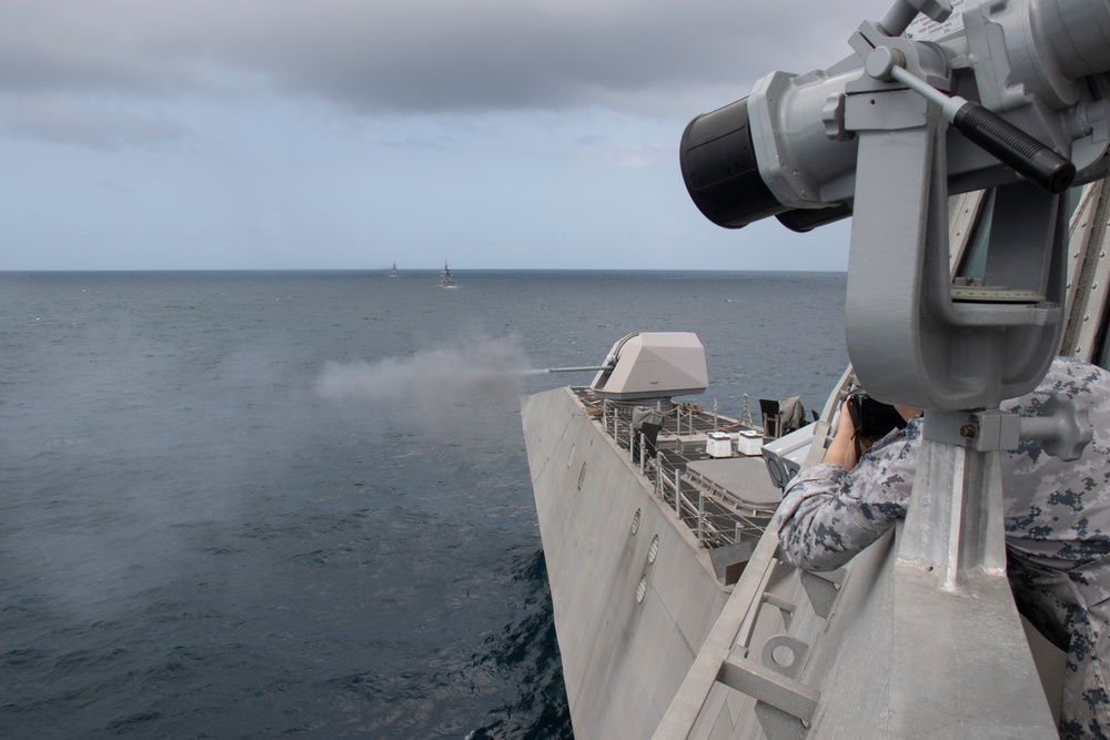 U.S. Navy, Royal Thai Navy Conduct Gunnery Exercise