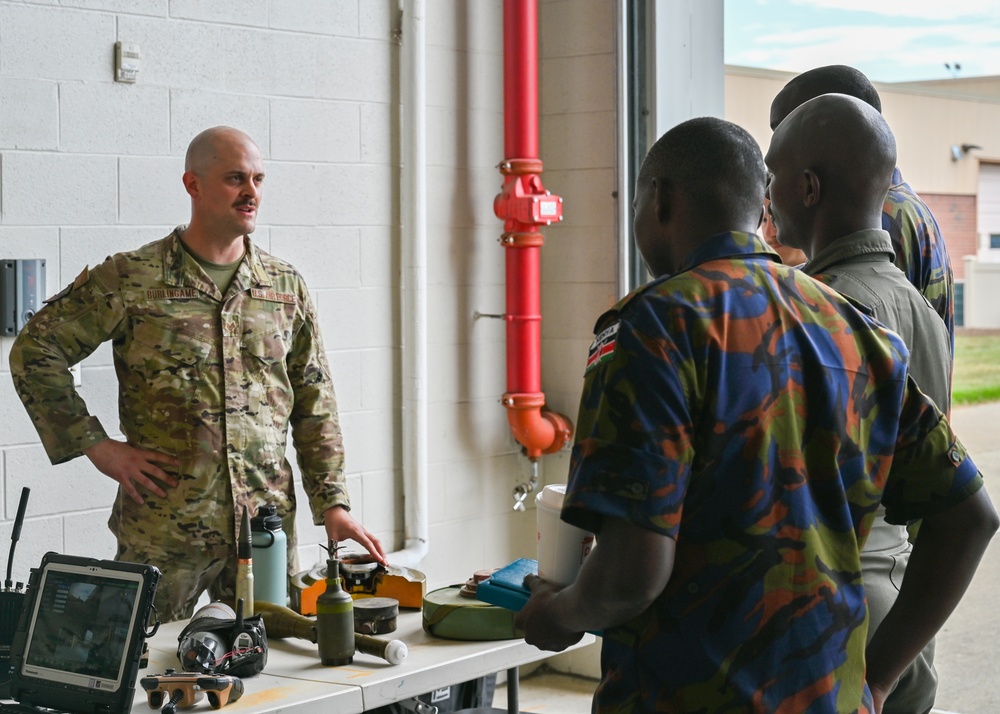 104th Fighter Wing hosts Kenya Defense Force Leaders for combat aviation visit, bolster State Partnership Program