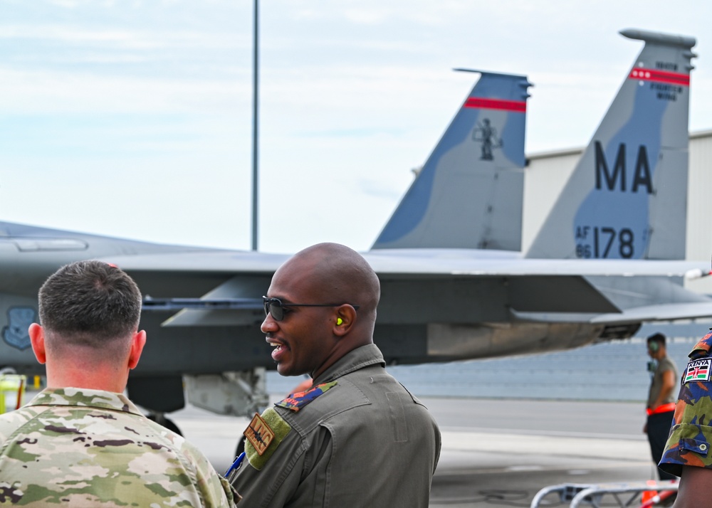 104th Fighter Wing hosts Kenya Defense Force Leaders for logistics symposium, bolster State Partnership Program