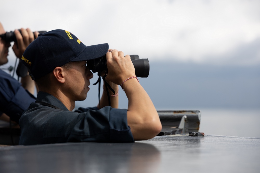 Curtis Wilbur Conduct Strait Transit