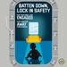 Window Safety Social Media Graphic - Batten Down