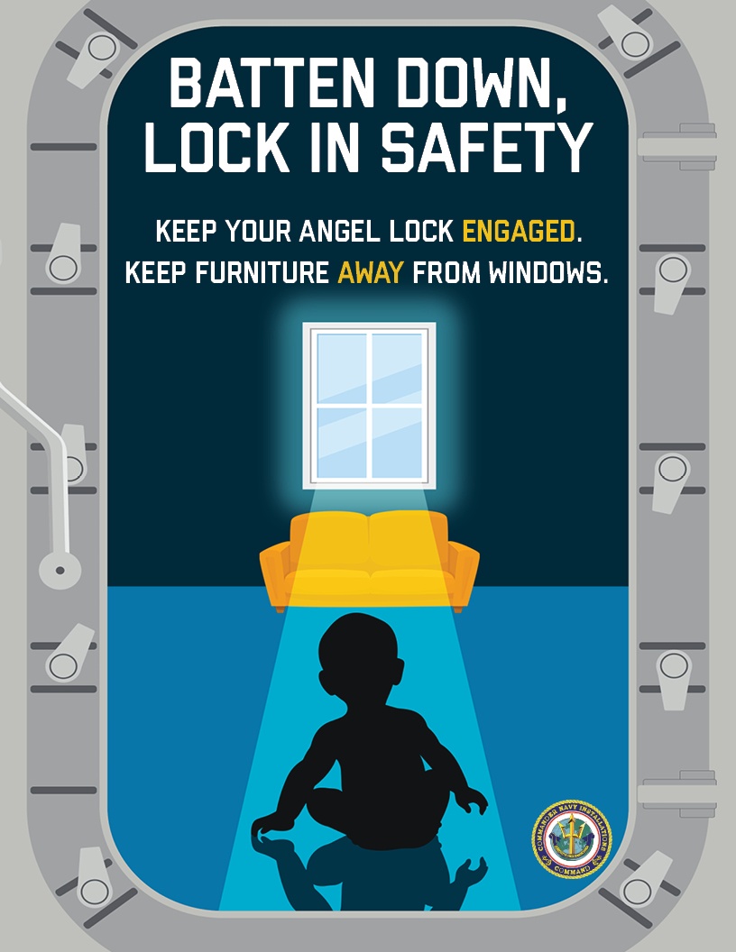 Window Safety Social Media Poster- Batten Down