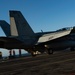 George Washington Conducts Flight Operations at Sunset