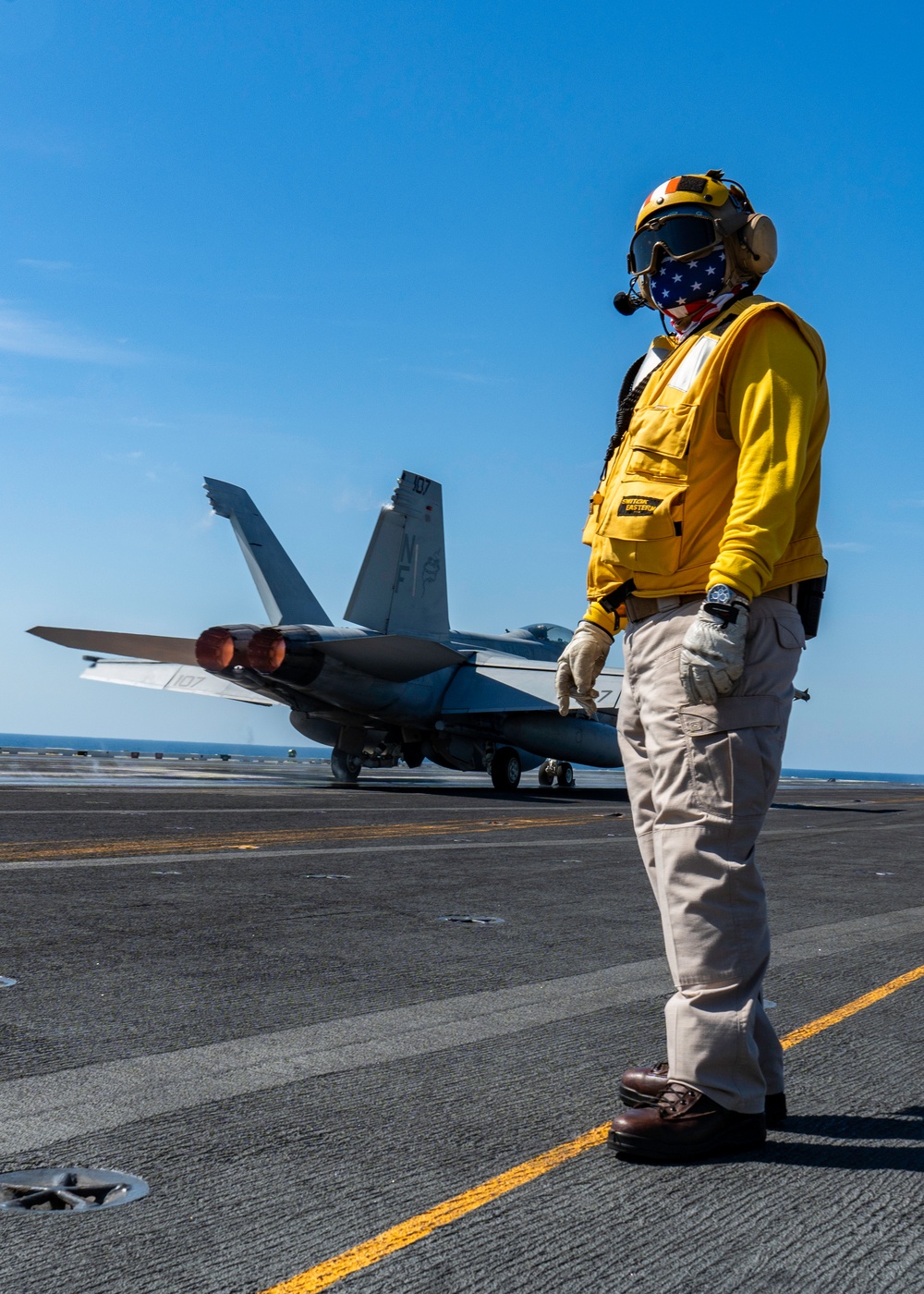 George Washington Conducts Flight Operations
