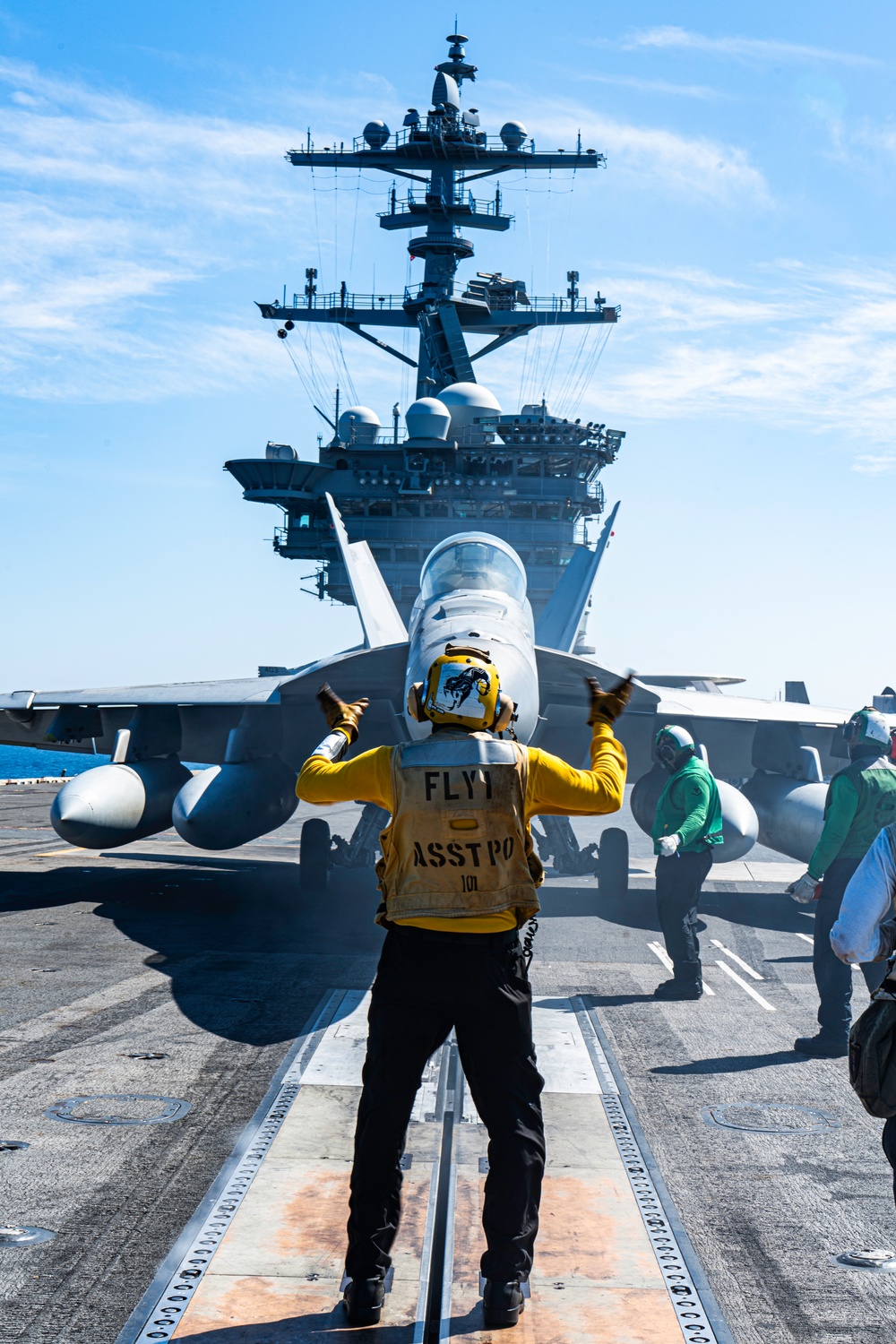 George Washington Conducts Flight Operations