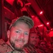 Ryan Williams, a civilian contracting officer technical representative with USACE, sits in the final departing aircraft from FOB Dwyer