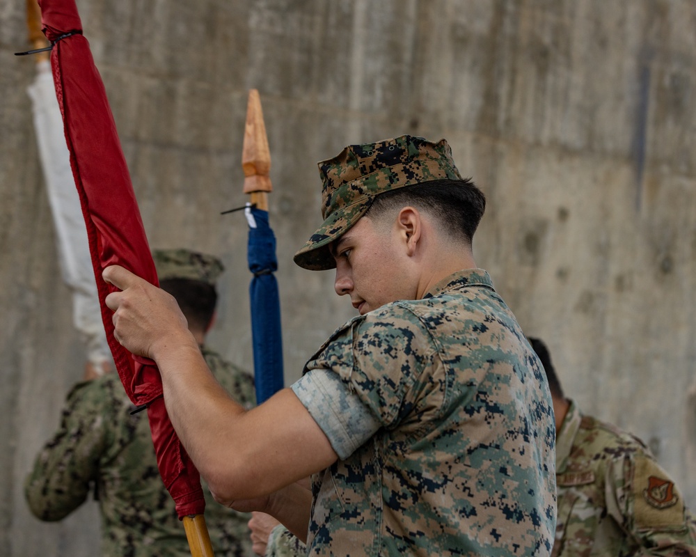 United in Service: Koa Moana Marines Participate in Color Guard for Independence Day in Palau