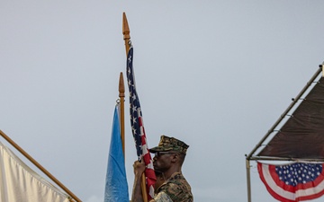United in Service: Koa Moana Marines Participate in Color Guard for Independence Day in Palau