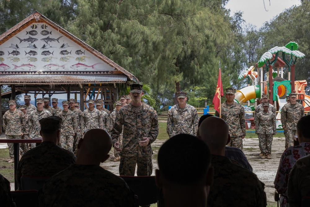 Passing the Torch: Koa Moana Marines Support MCED-P Change of Command