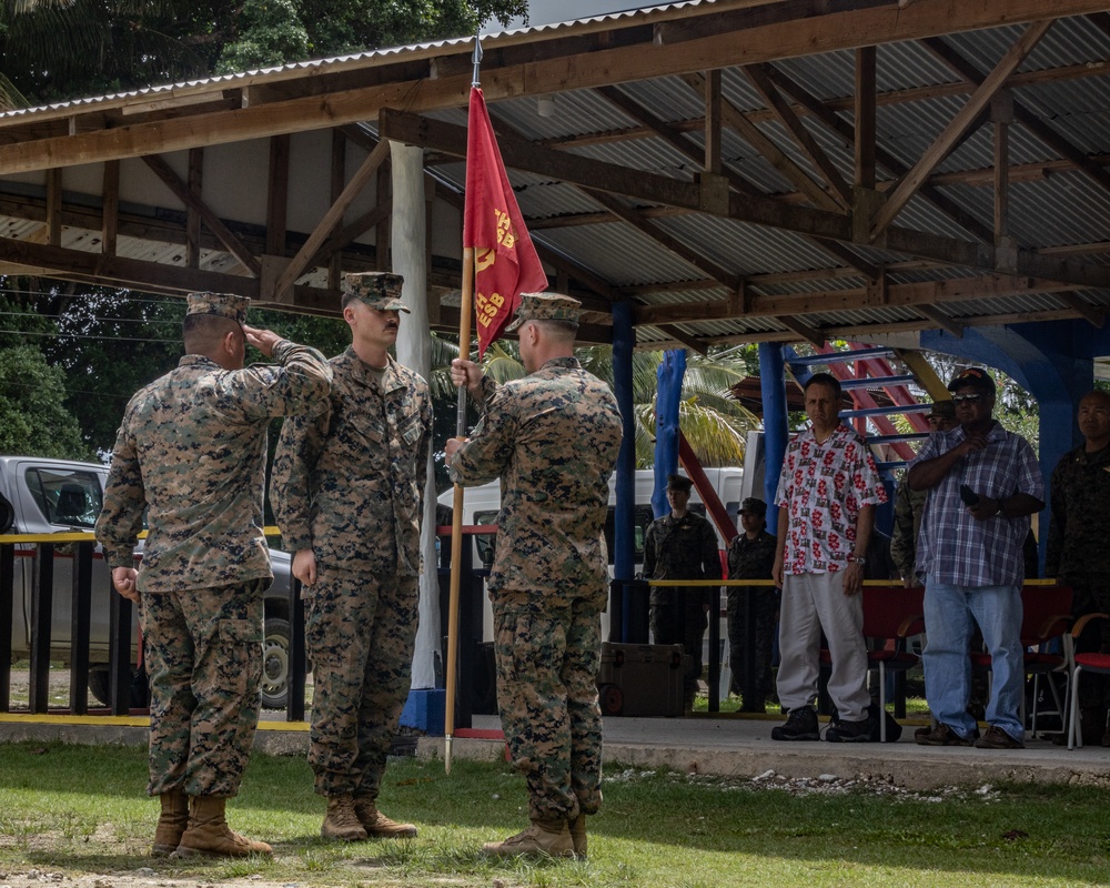 Passing the Torch: Koa Moana Marines Support MCED-P Change of Command
