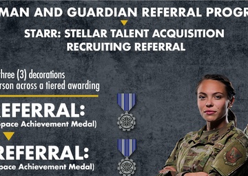 STARR and Stripes Programs Reward Airmen and Guardians Referrals