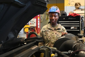 Army Specialist discusses training in Wheeled-Vehicle Recovery Operations Course at Fort McCoy