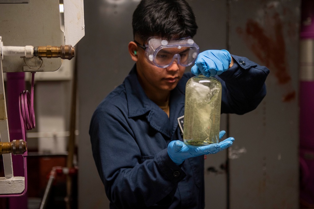 Makin Island Fuel Testing