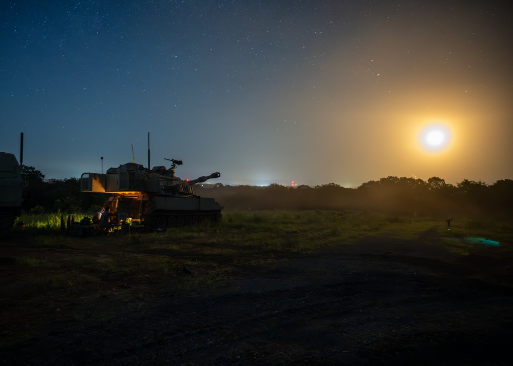 Paladins Light The Night Over Fort Chaffee