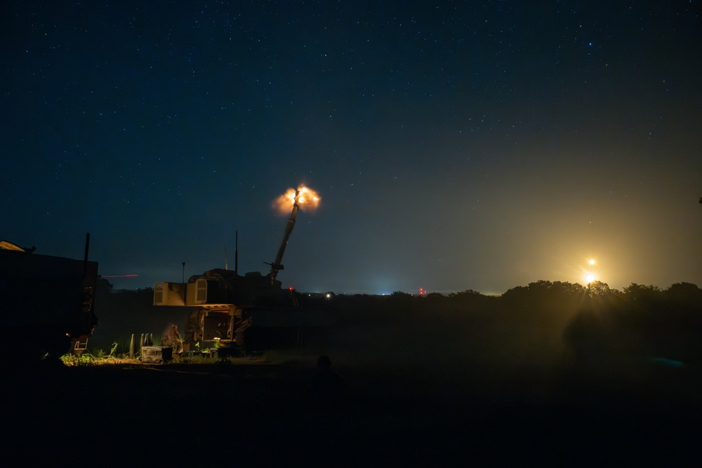 Paladins Light The Night Over Fort Chaffee