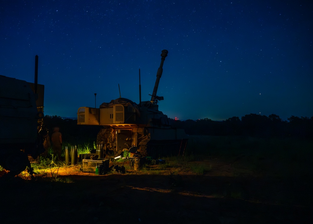 Paladins Light The Night Over Fort Chaffee