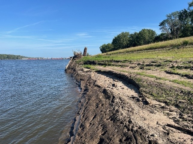 Before Levee Repair Work