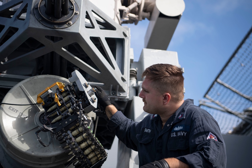 Makin Island CIWS Live Fire