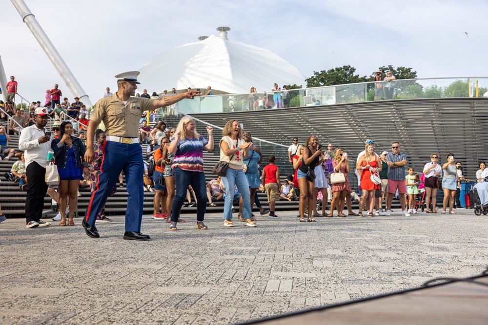 Quantico Marine Rock Band at Chicago Marine Week 2025
