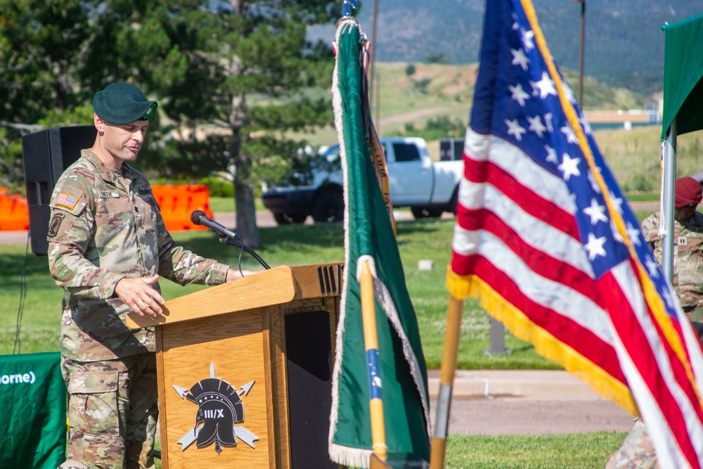 Lt. Col. Andrew Smith Change of Command Ceremony