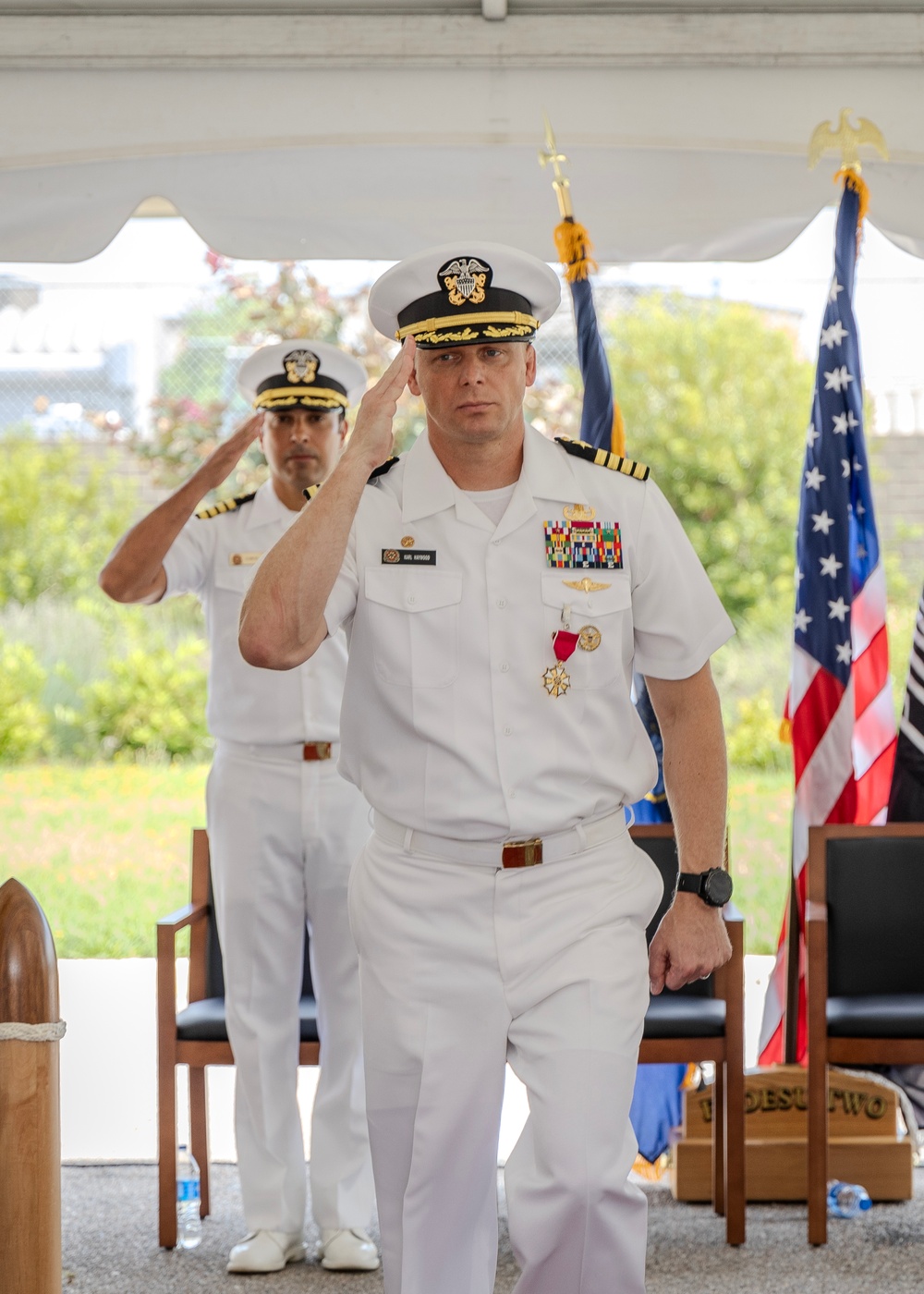 EOD Group TWO Holds Change of Command Ceremony