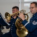 Air Force Band, Honor Guard support enlistment ceremony