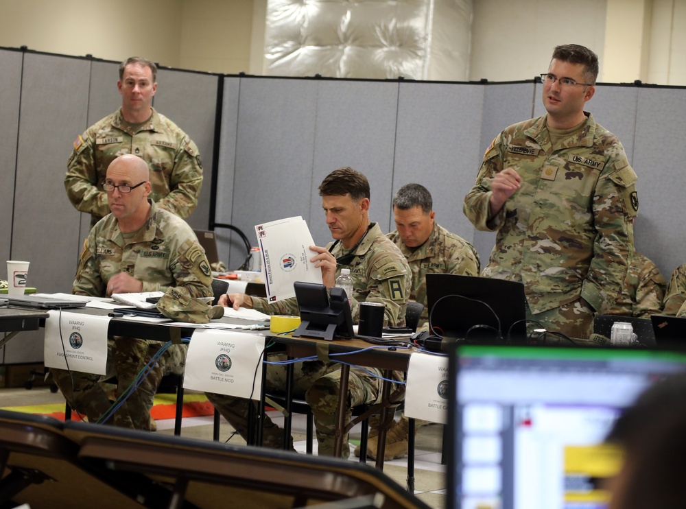 Staff and Commanders receive briefings as Raven Focus 2025 kicks off