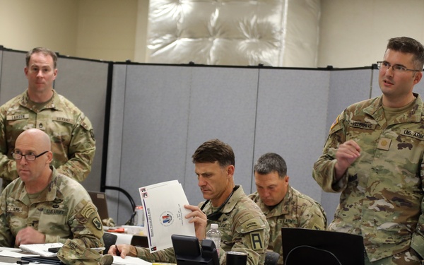 Staff and Commanders receive briefings as Raven Focus 2025 kicks off