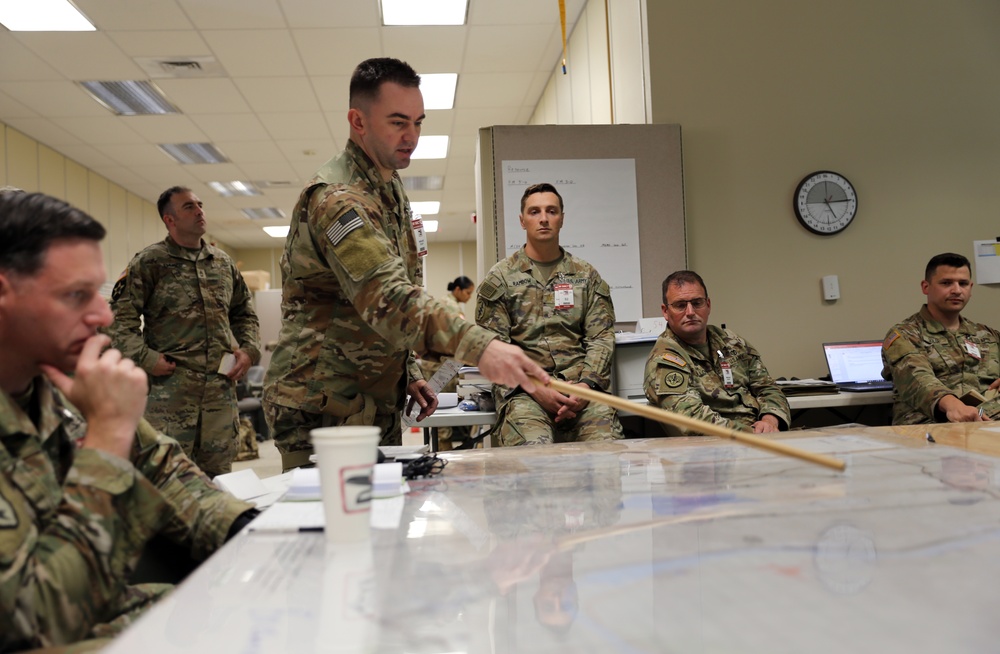 Staff and Commanders receive briefings as Raven Focus 2025 kicks off