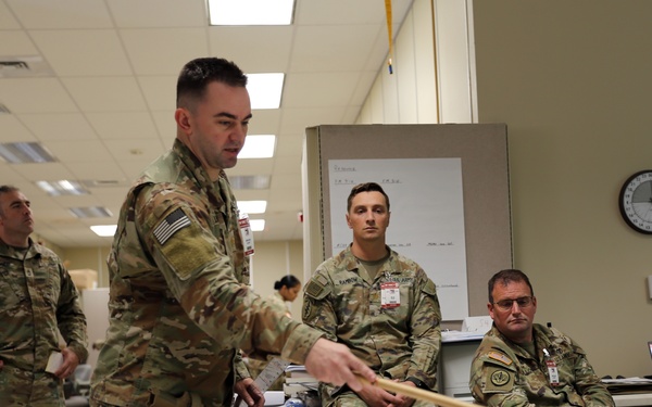 Staff and Commanders receive briefings as Raven Focus 2025 kicks off