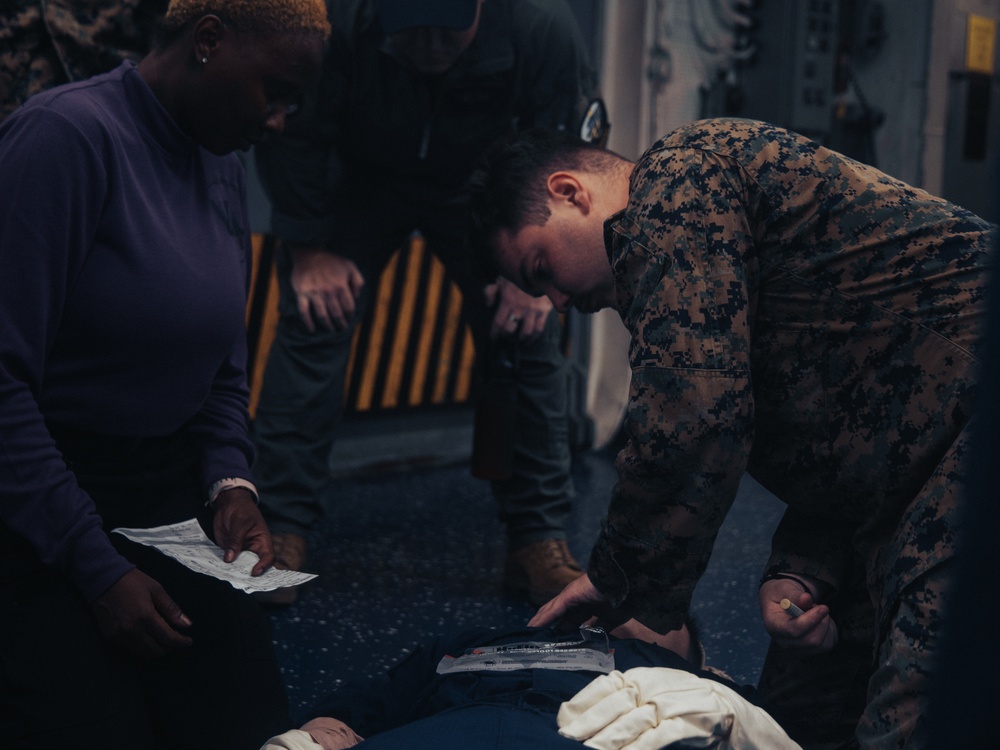 22nd MEU(SOC) | Mass Casualty Drill During COMPTUEX
