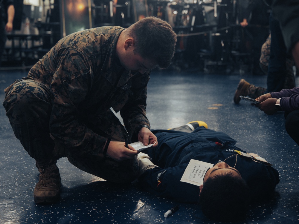 22nd MEU(SOC) | Mass Casualty Drill During COMPTUEX