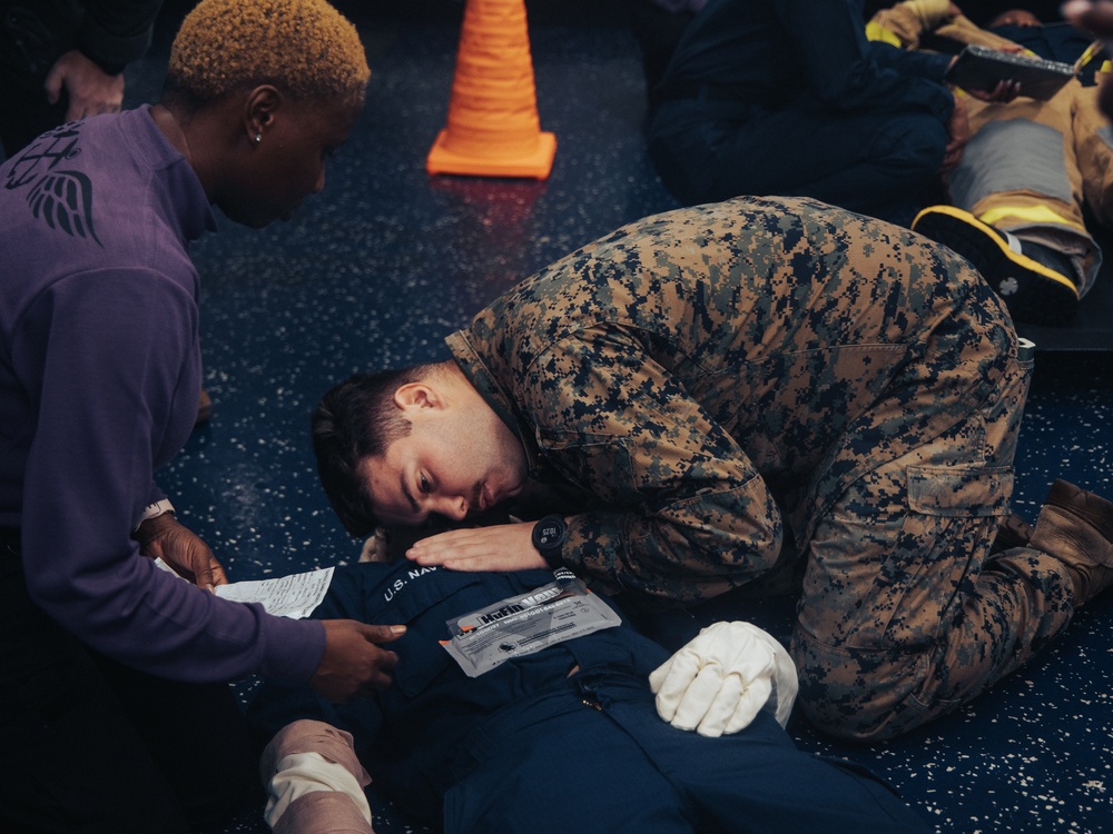 22nd MEU(SOC) | Mass Casualty Drill During COMPTUEX
