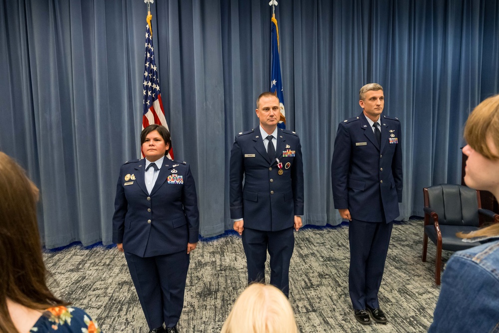 Lt Col Tyler Hough Assumes Command as the Materiel Leader of the Enterprise Logistics Systems Civil Engineering Division