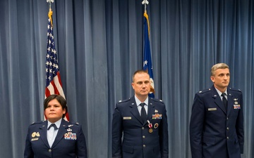Lt Col Tyler Hough Assumes Command as the Materiel Leader of the Enterprise Logistics Systems Civil Engineering Division