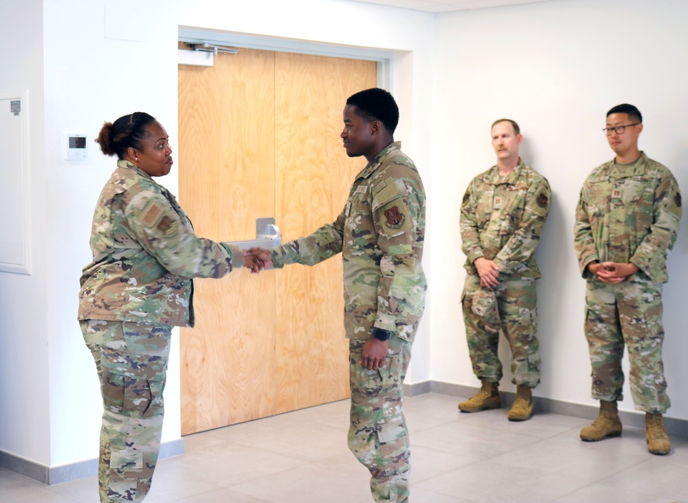 65th Air Base Group Commander recognizes 108th Wing airman