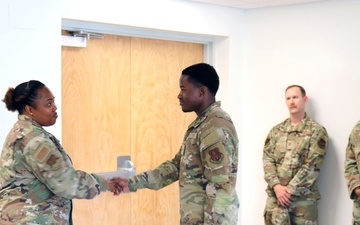 65th Air Base Group Commander recognizes 108th Wing airman