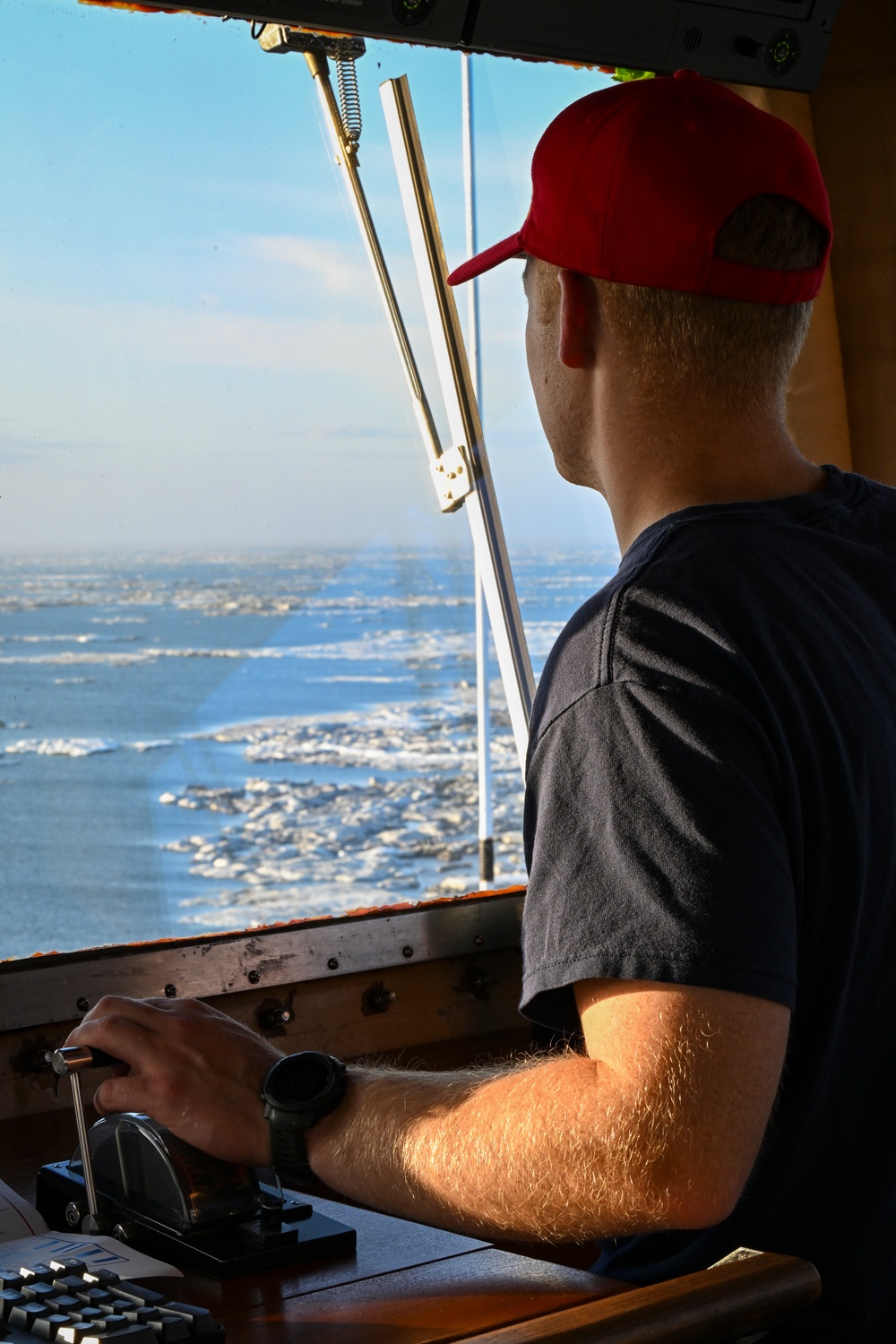 U.S. Coast Guard Cutter Healy arrives in the Arctic to conduct operational ice testing