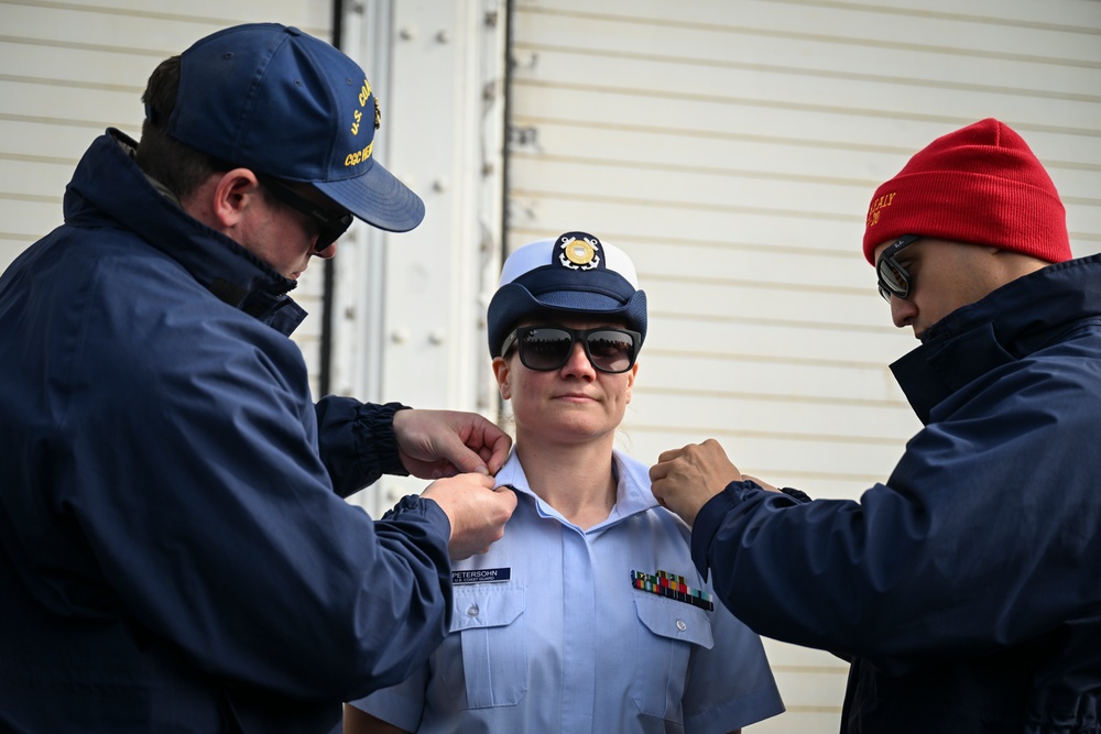 U.S. Coast Guard Cutter Healy arrives in the Arctic to conduct operational ice testing