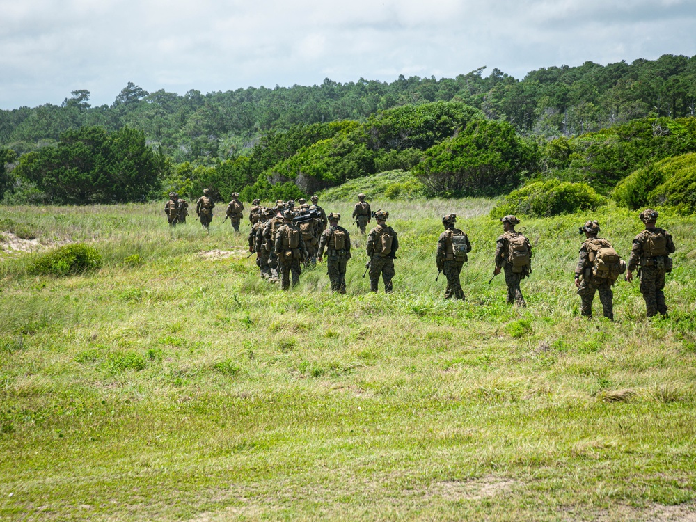 22nd MEU(SOC) | LAR Conducts Amphibious Assault During COMPTUEX