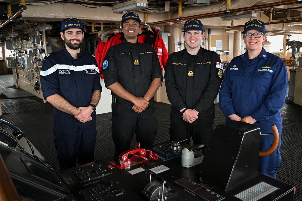 U.S. Coast Guard Cutter Healy arrives in the Arctic to conduct operational ice testing