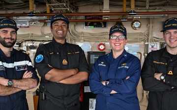 U.S. Coast Guard Cutter Healy arrives in the Arctic to conduct operational ice testing