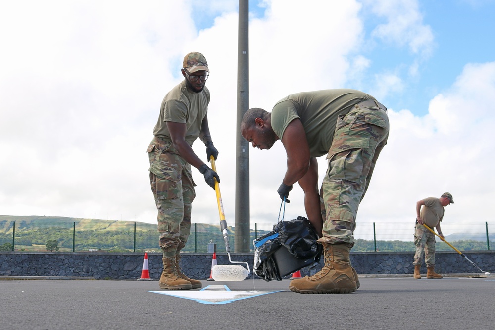 Painting Paradise Parking Lot