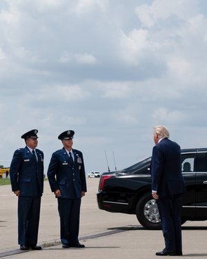 President Trump Gaggles on Air Force One, Apr. 25, 2025
