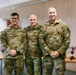 Army National Guard Director Honors Task Force Saber Troops Supporting JMTG-U Mission